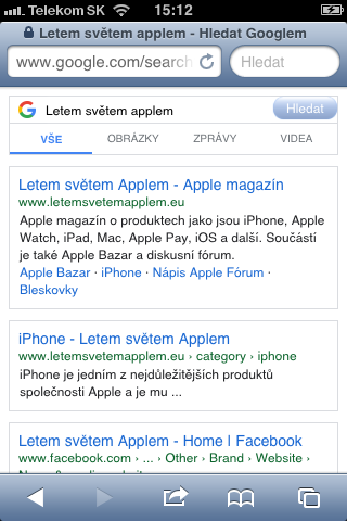 google search results