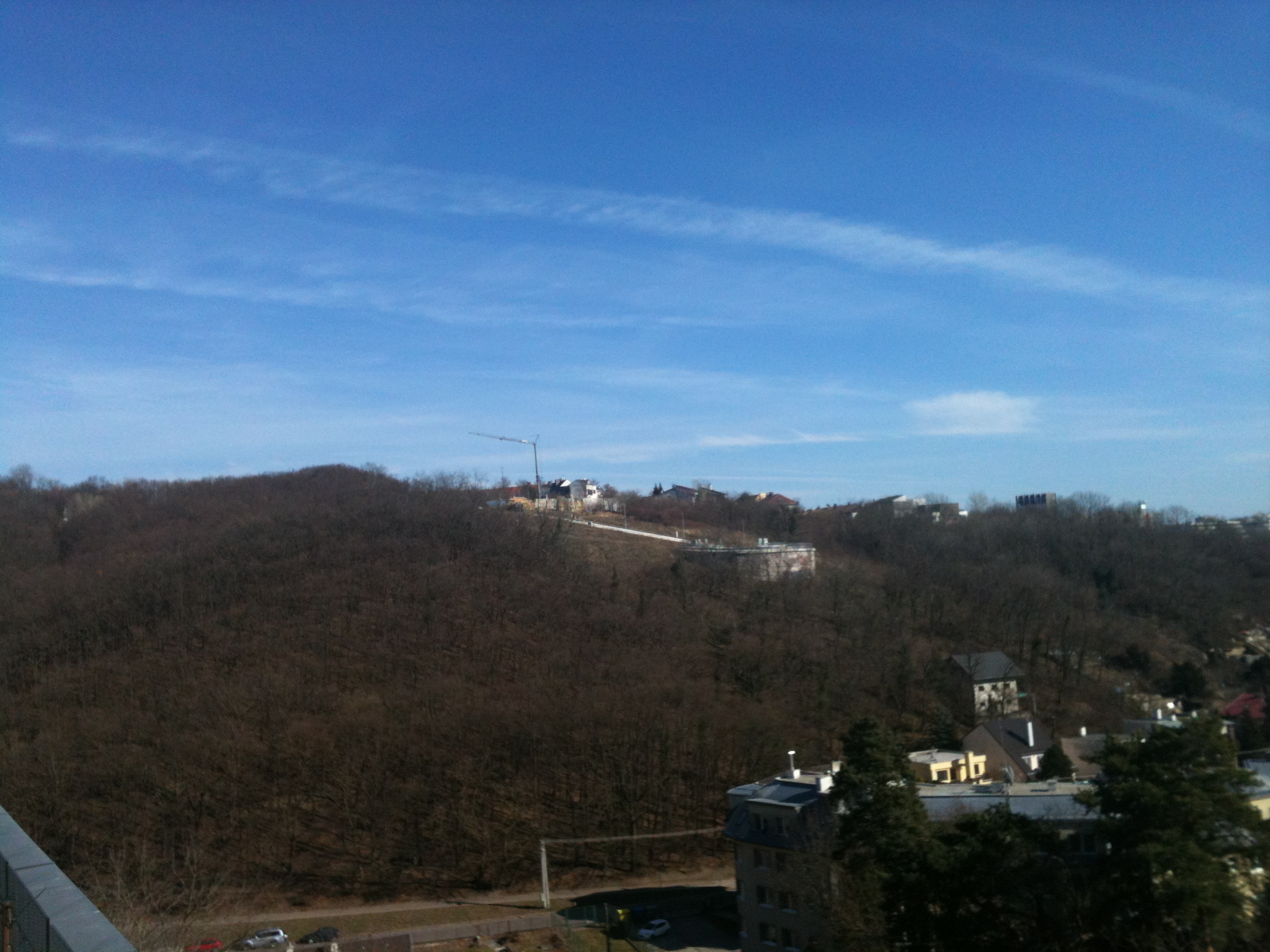 hilltop view clear sky