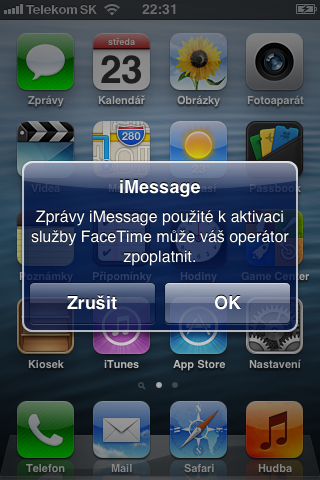 imessage activation notification