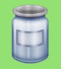 metal jar illustration