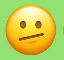 neutral face emoji
