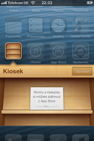 newspaper kiosk app screen