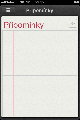 reminders app empty list