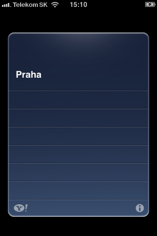 weather app praha