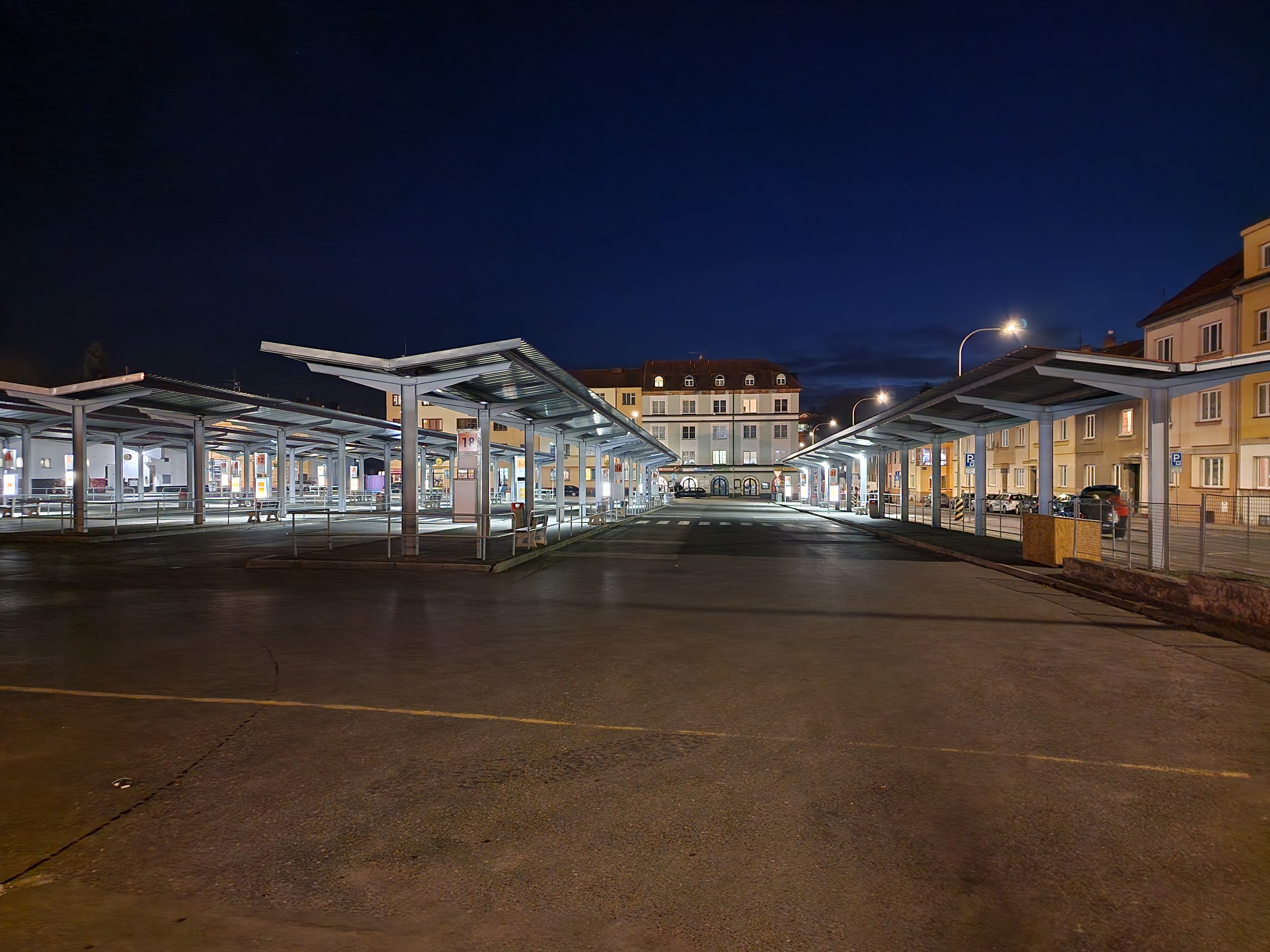 central bus station night