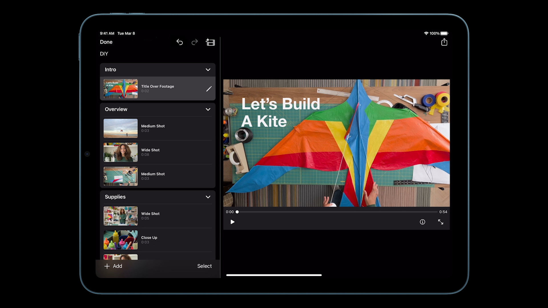 diy kite project screen