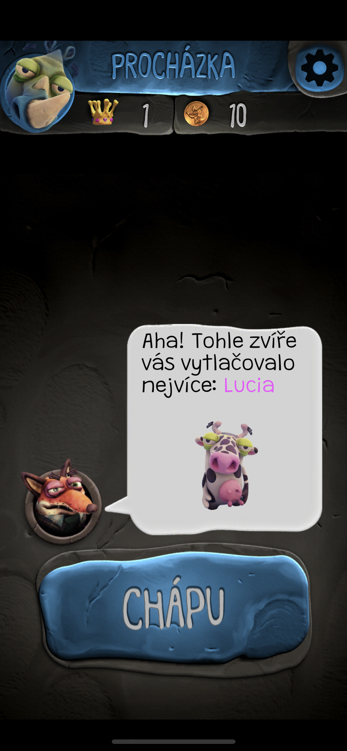 game character dialogue