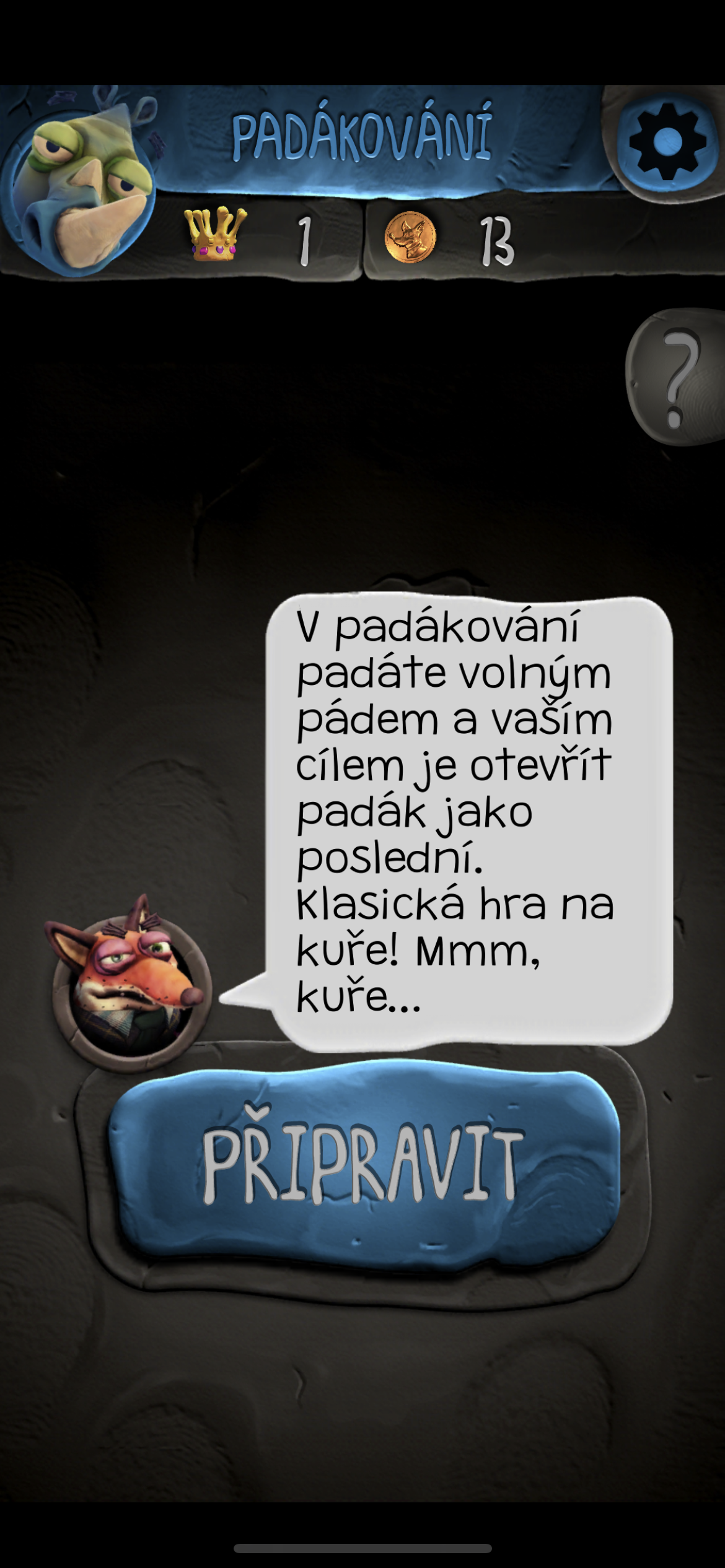 game dialogue preparation