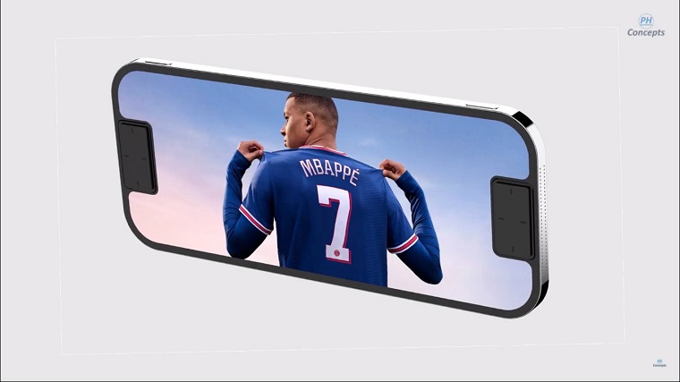 herní iPhone koncept