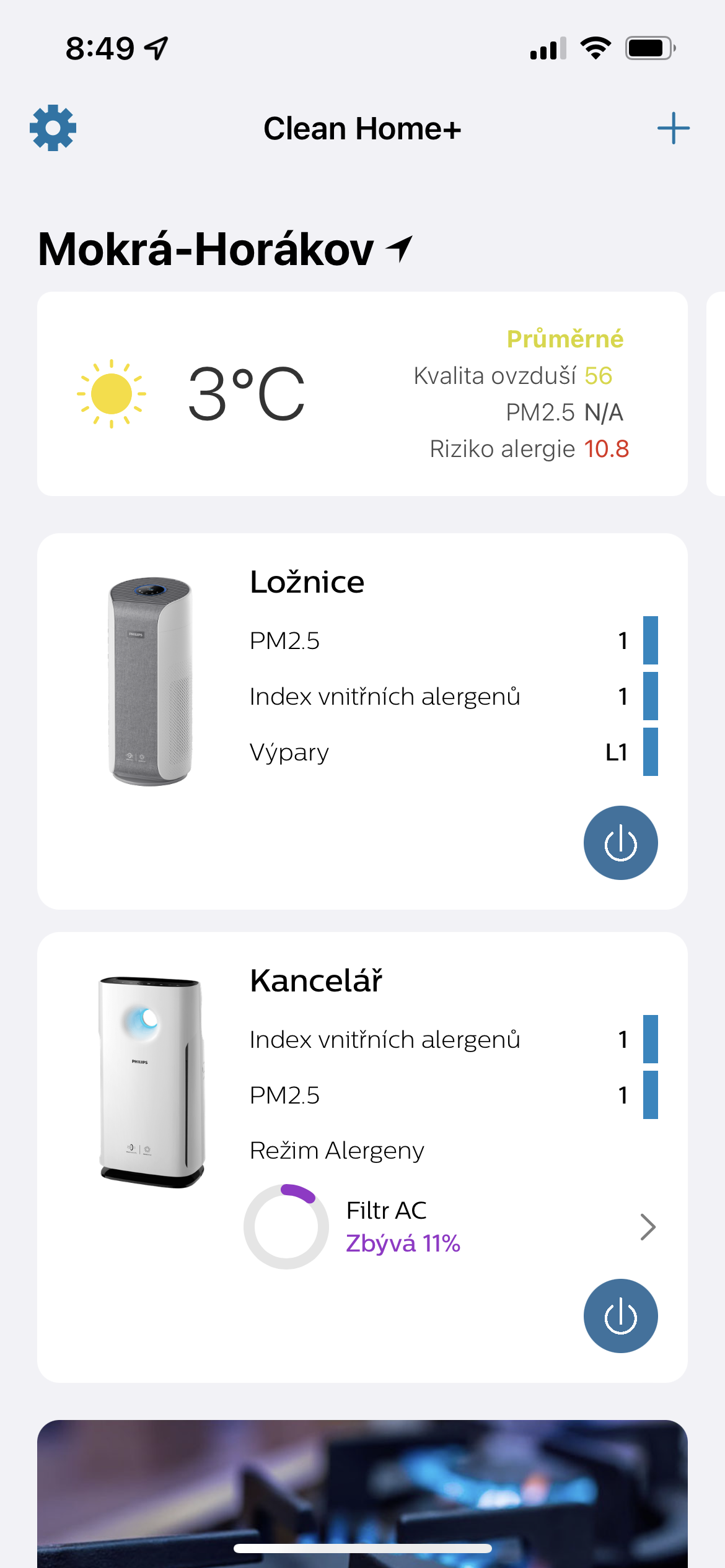 home air quality dashboard