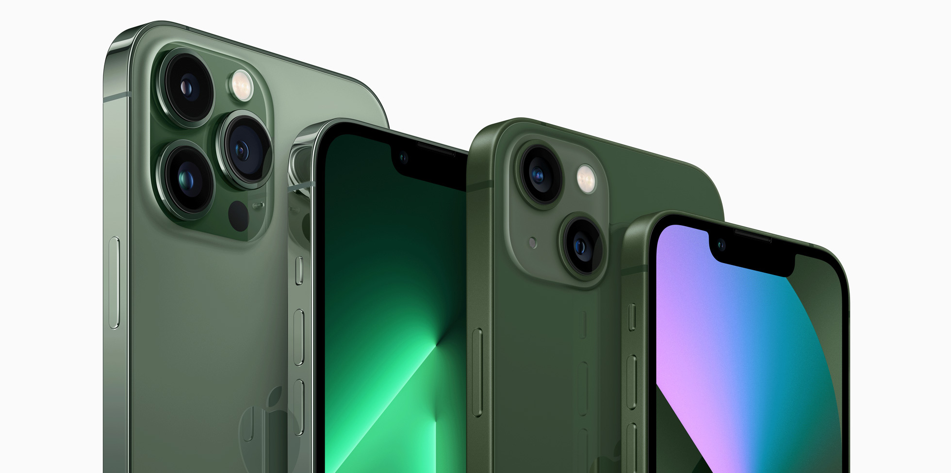 Zelené iPhony 13 (Pro)