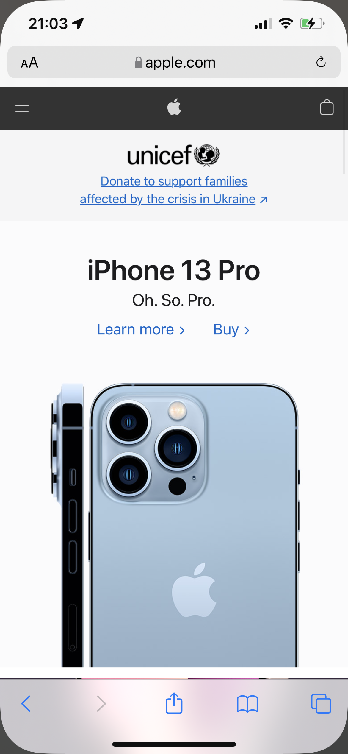 iphone 13 pro advertisement