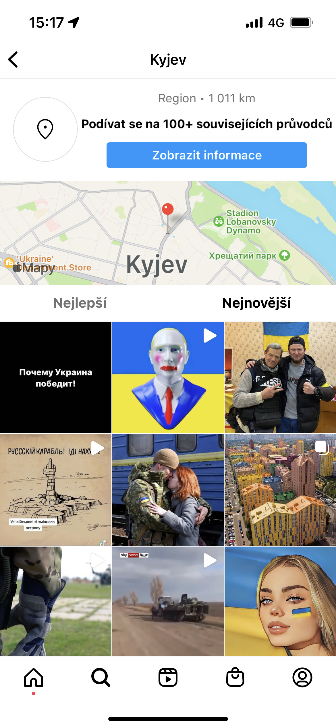 kyiv map social media