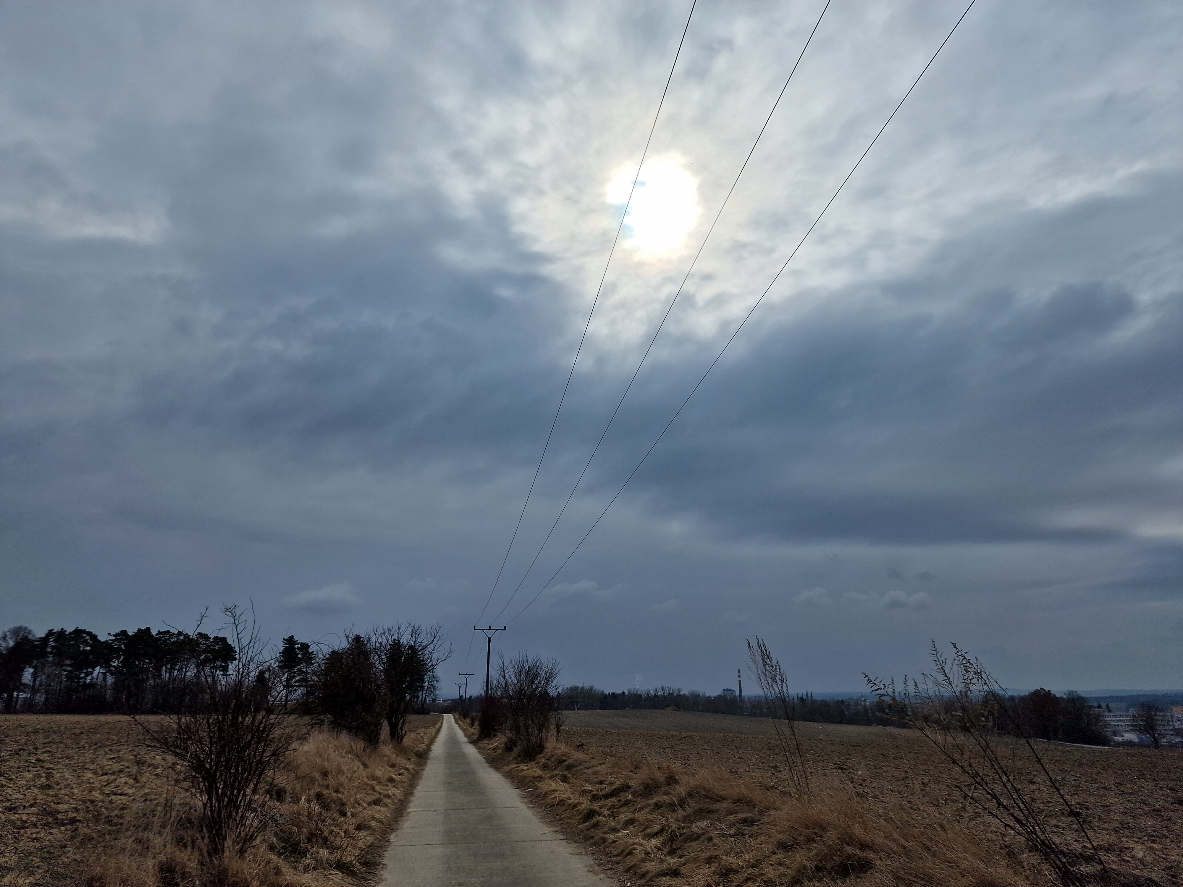 road leading to horizon