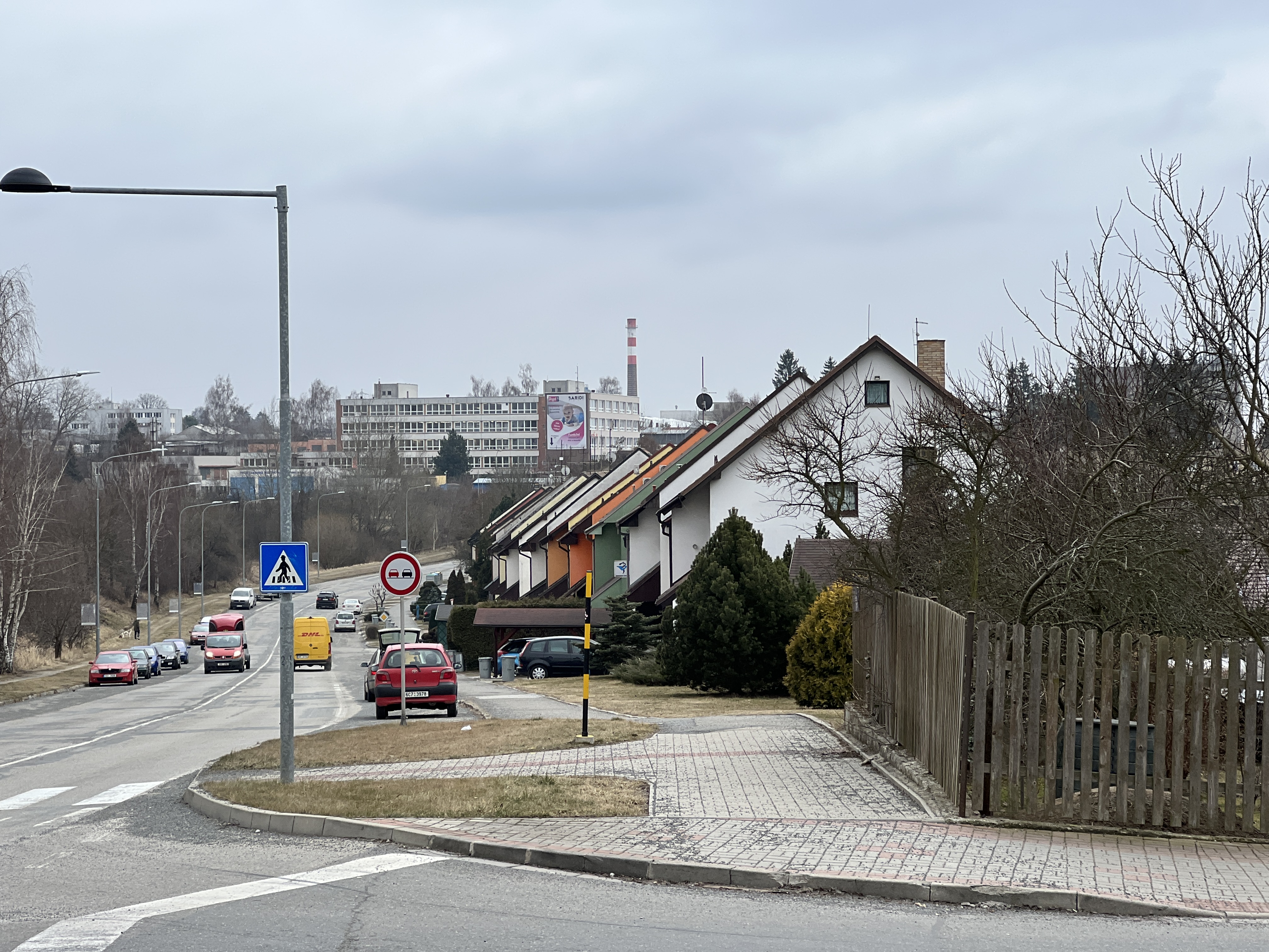 suburban street view
