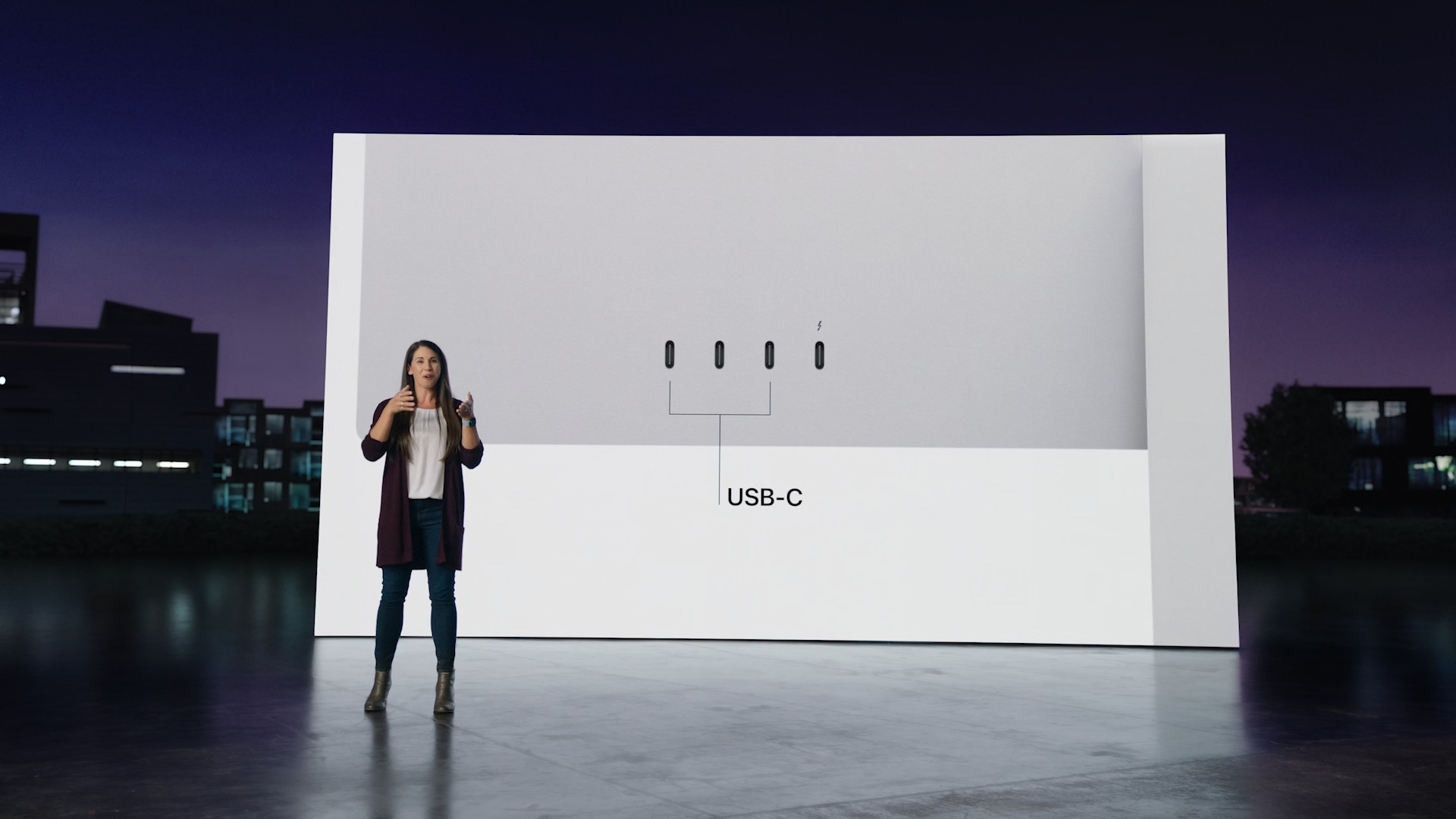 usb c ports presentation