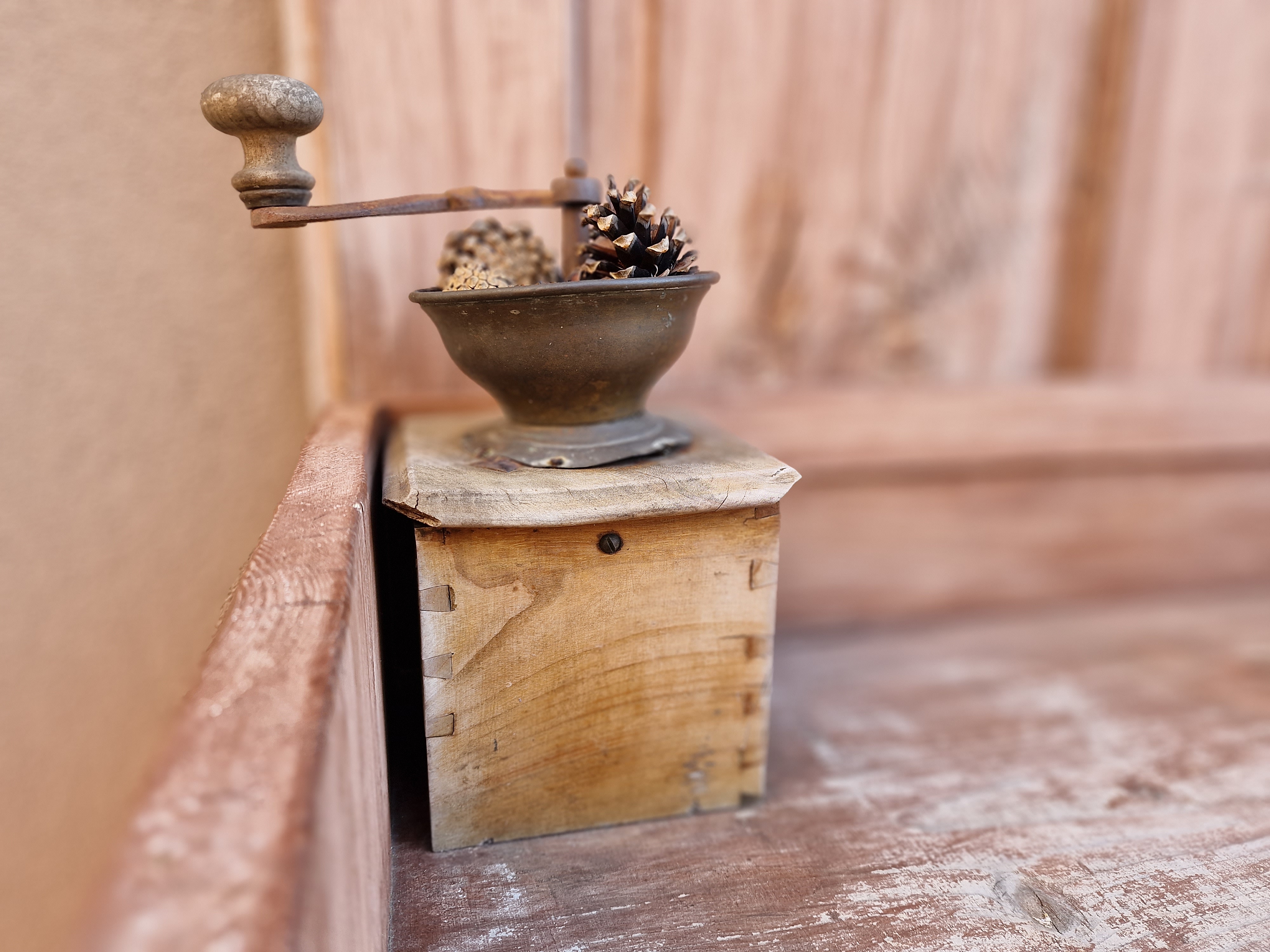 vintage coffee grinder