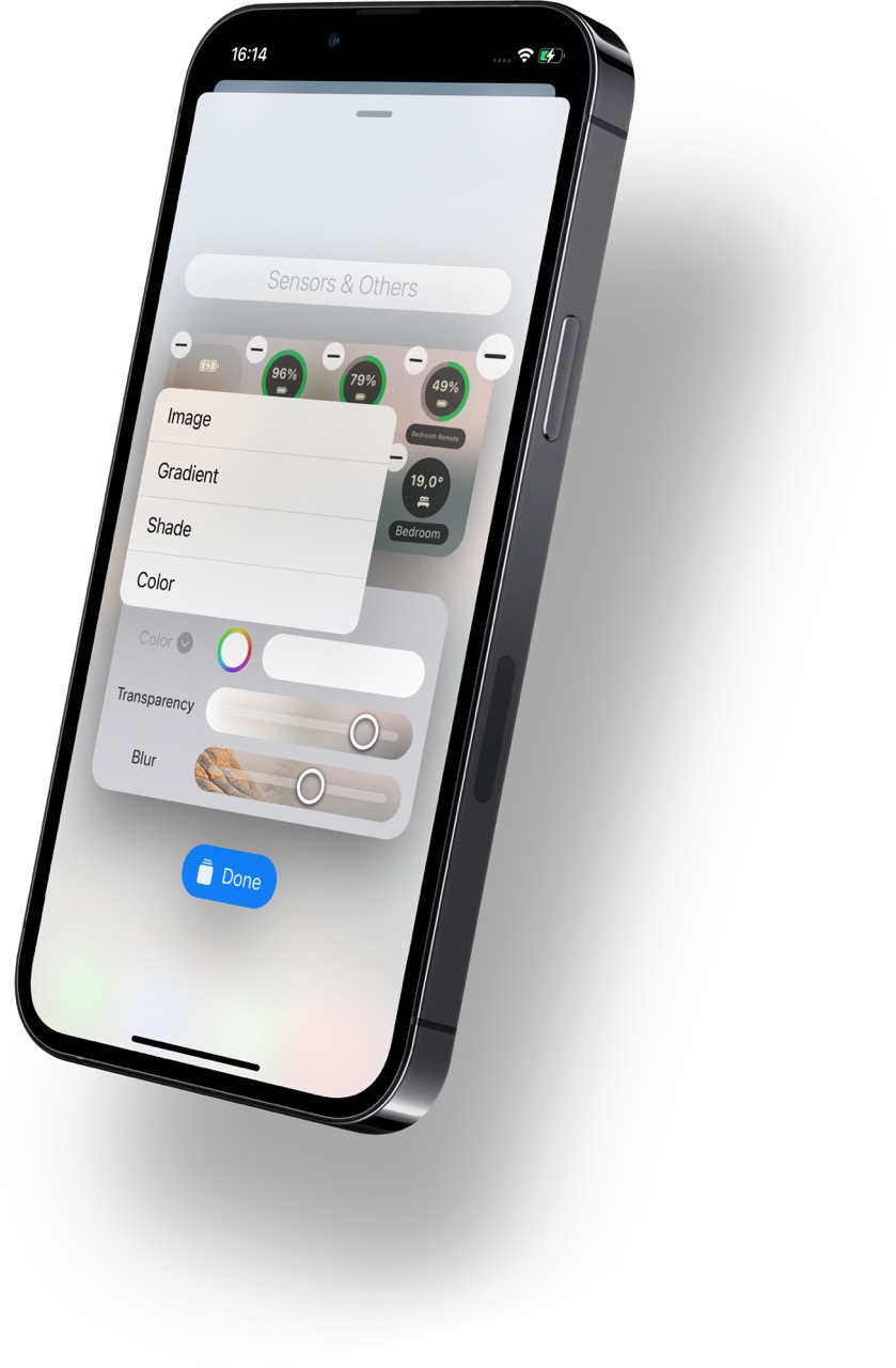 Home Widget for HomeKit LsA 21 Home Widget for HomeKit LsA 21