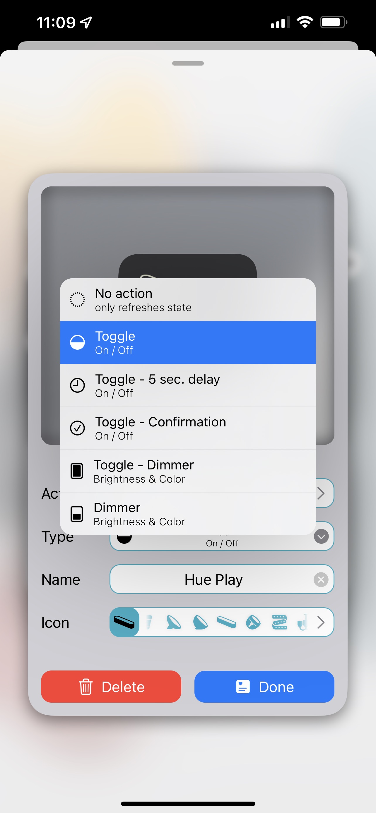 iOS Home Widget LsA 2 Widget HomeKit