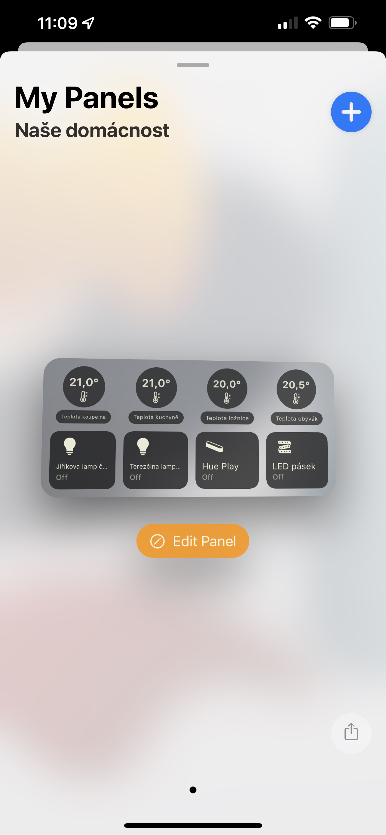 iOS Home Widget LsA 5 Widget HomeKit