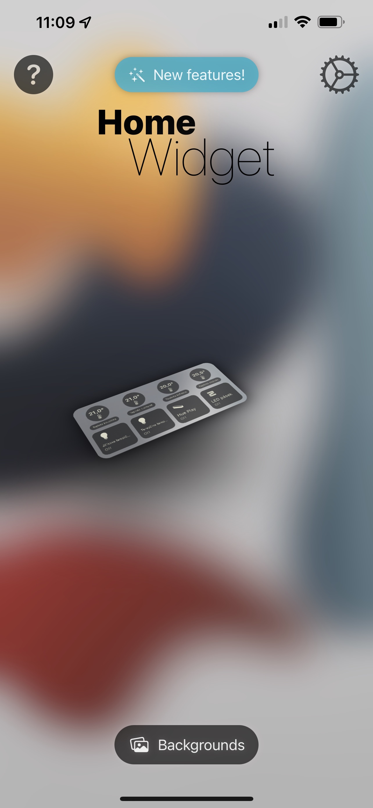 iOS Home Widget LsA 6 Widget HomeKit
