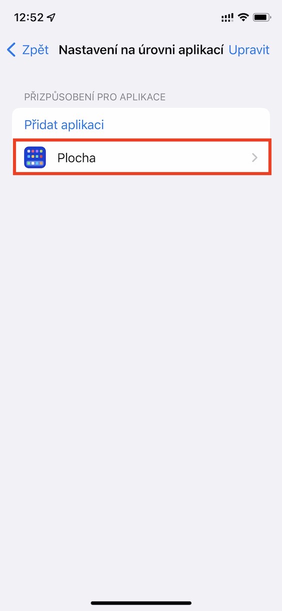 zpristupneni_aplikace_ios6 zpřístupnění v aplikaci ios