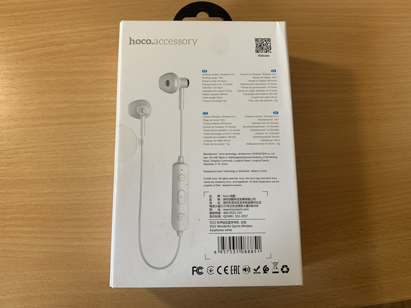 Recenze sportovních bezdrátových sluchátek Hoco ES21: Základní, ale ...