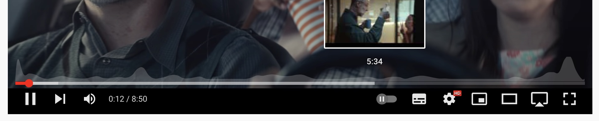 youtube video progress bar