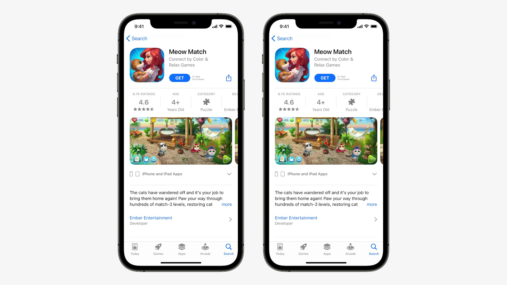 app store meow match preview