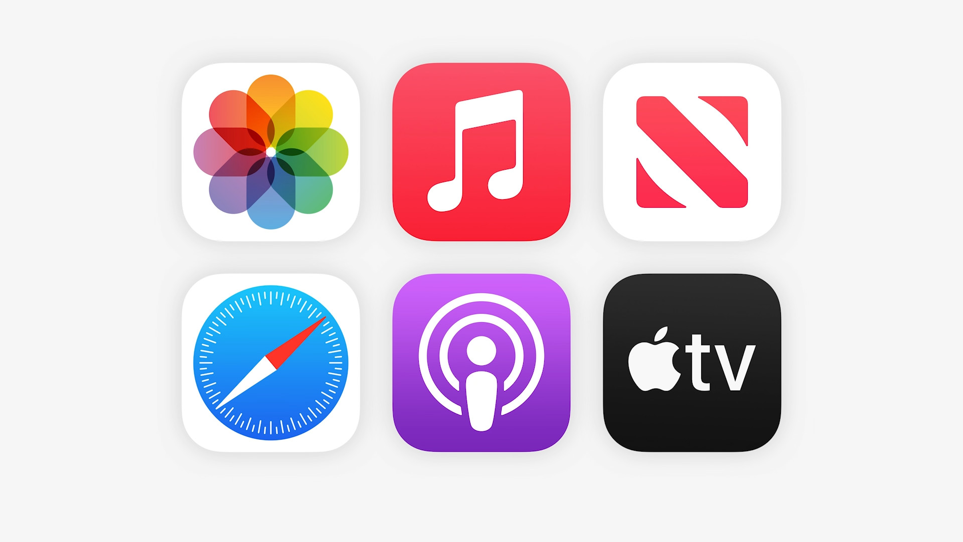 apple app icons grid