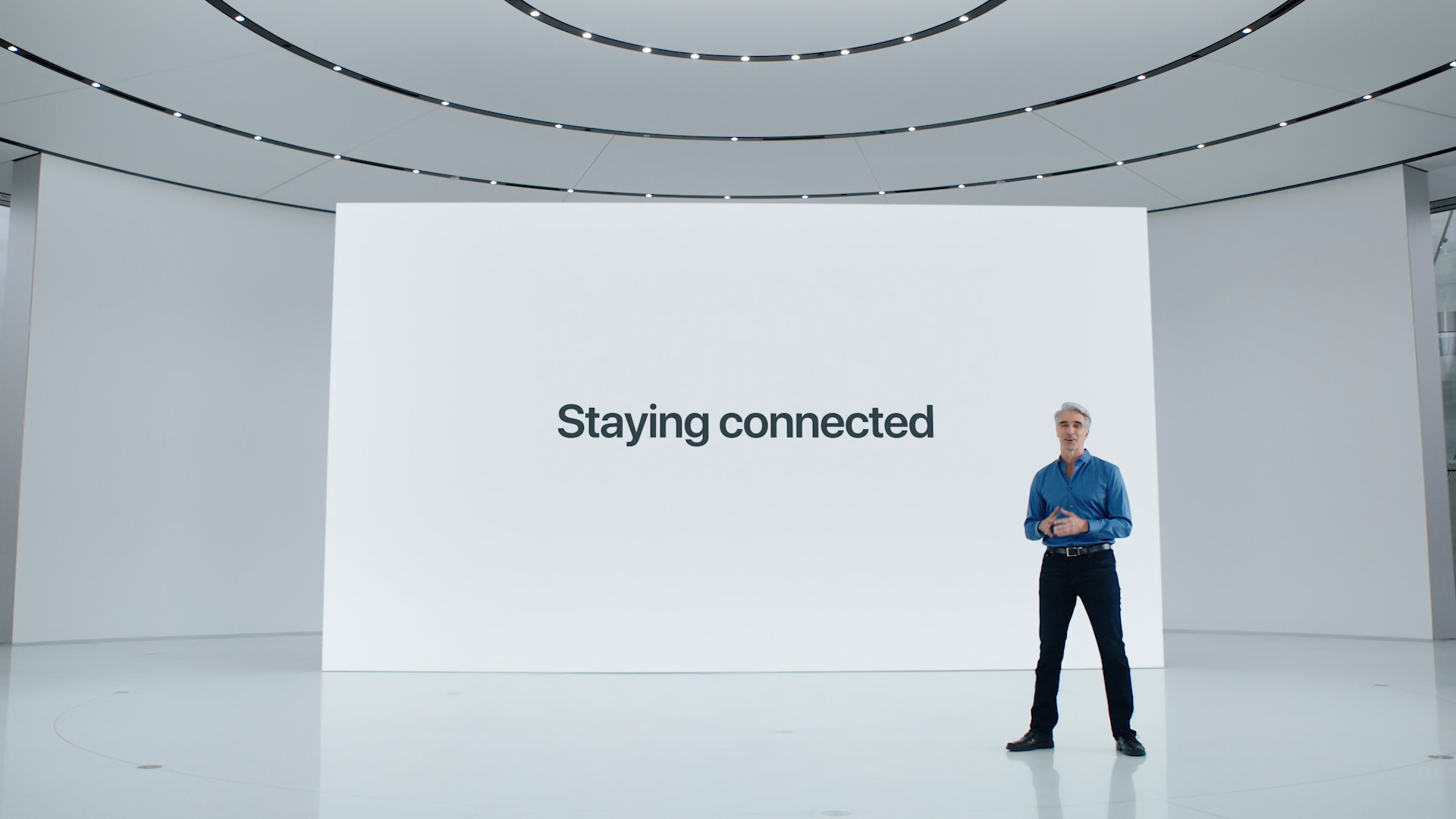 apple event staying connected