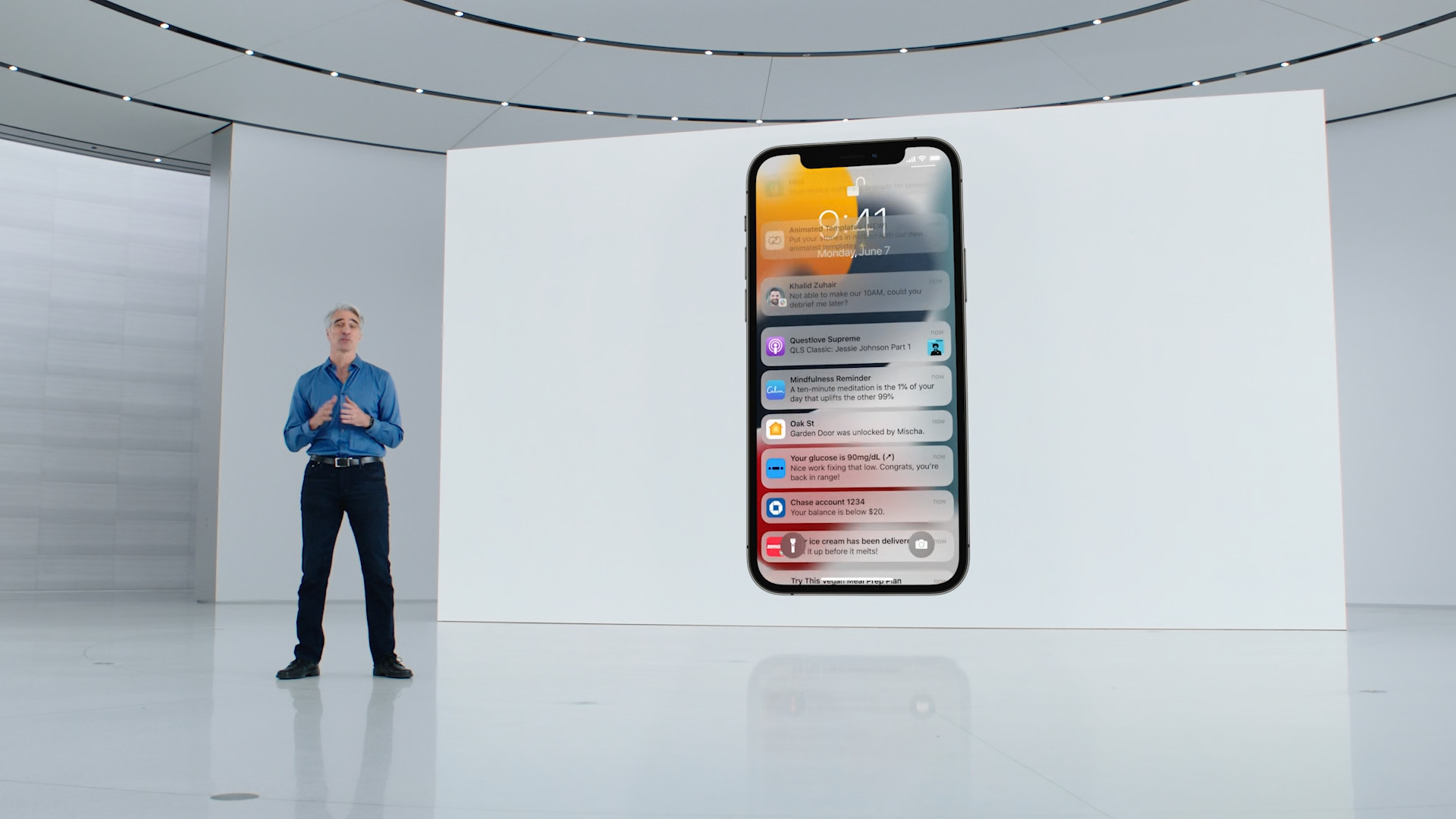 apple iphone notifications display