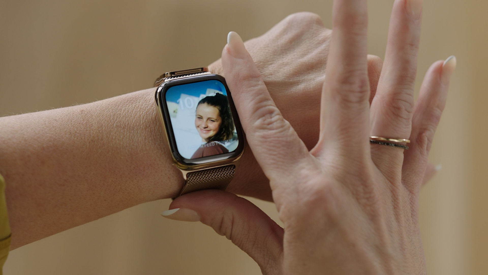 apple watch photo closeup