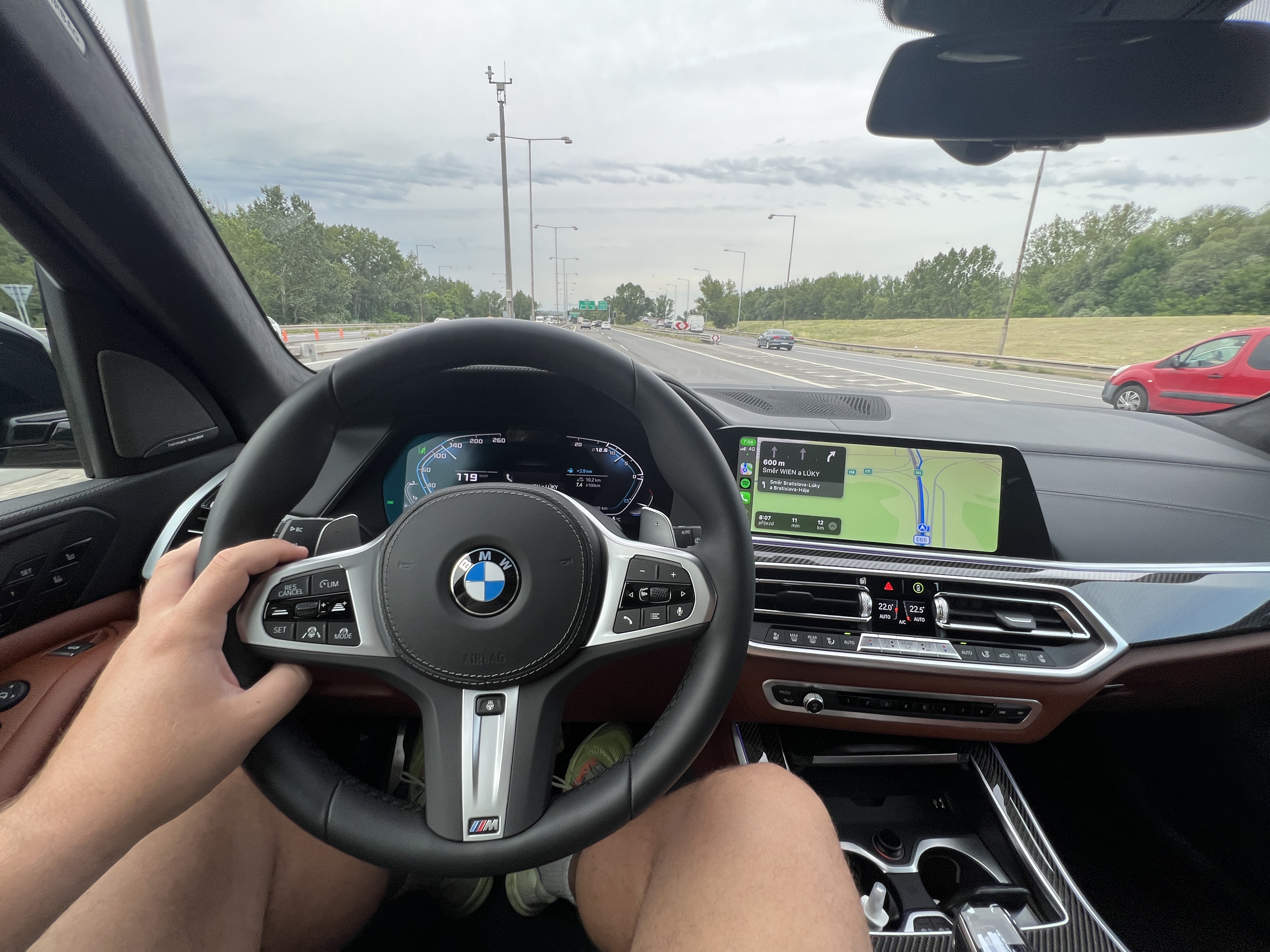 bmw steering wheel view