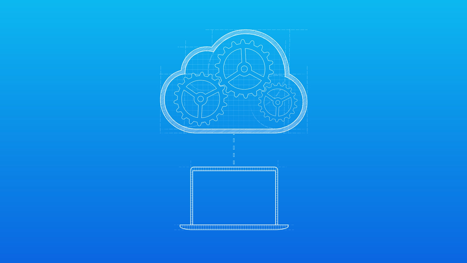 cloud gears multiple devices outline