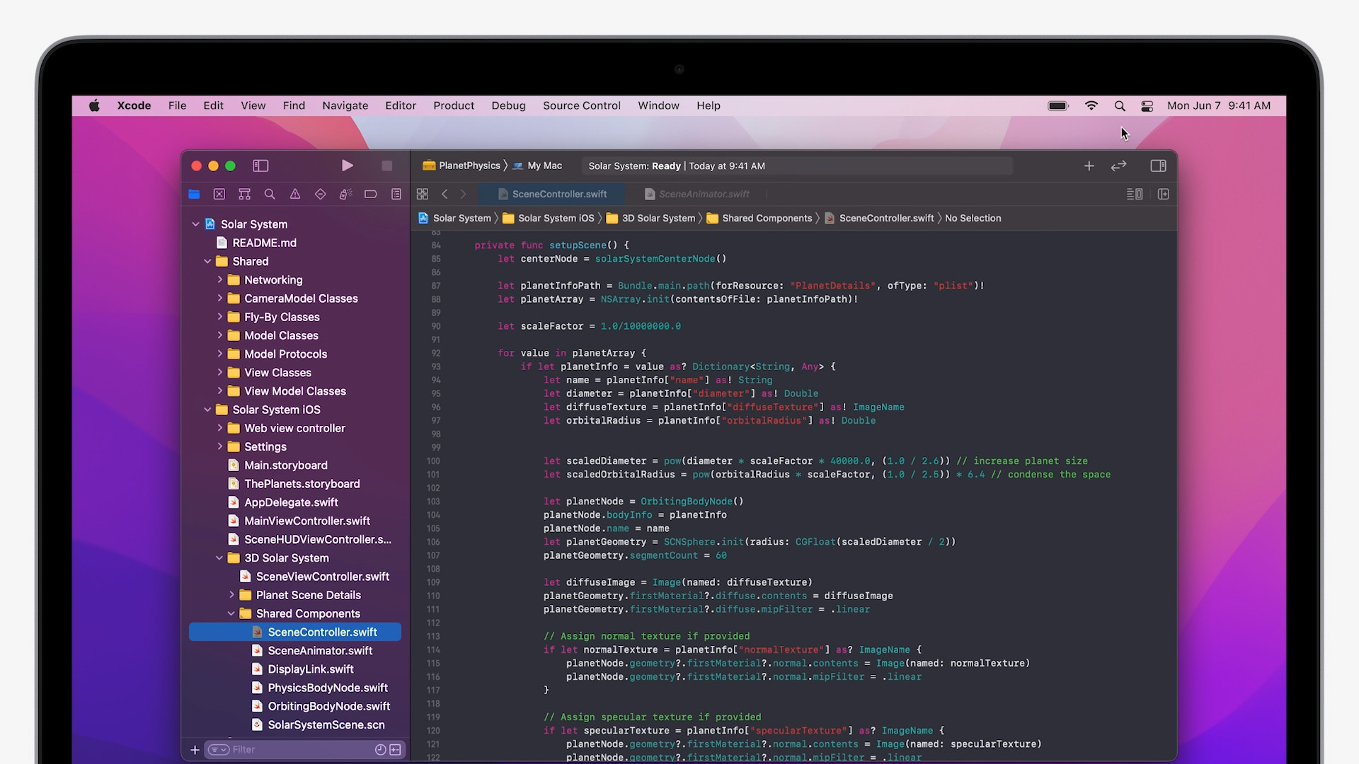 code editor interface