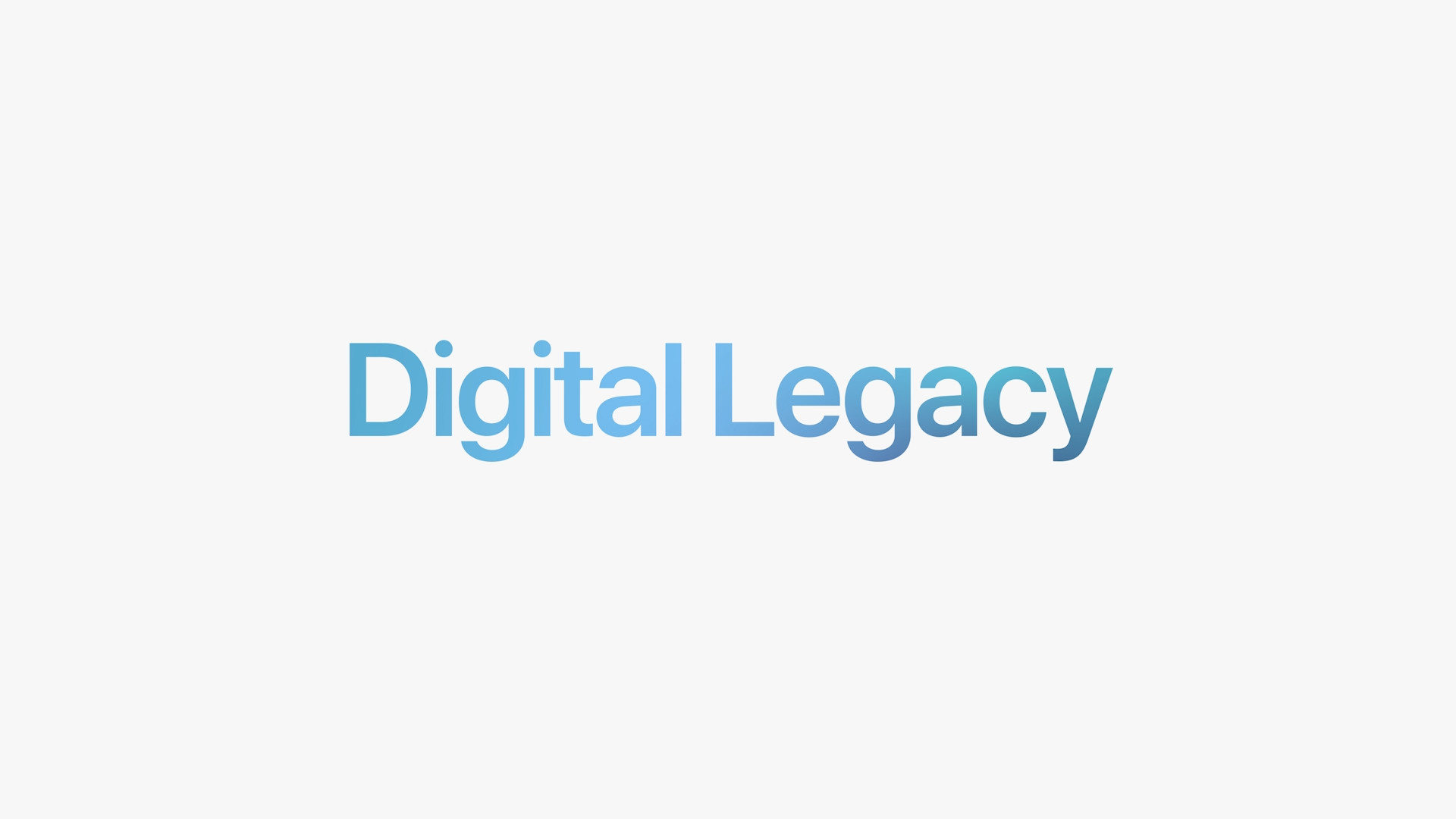 digital legacy text