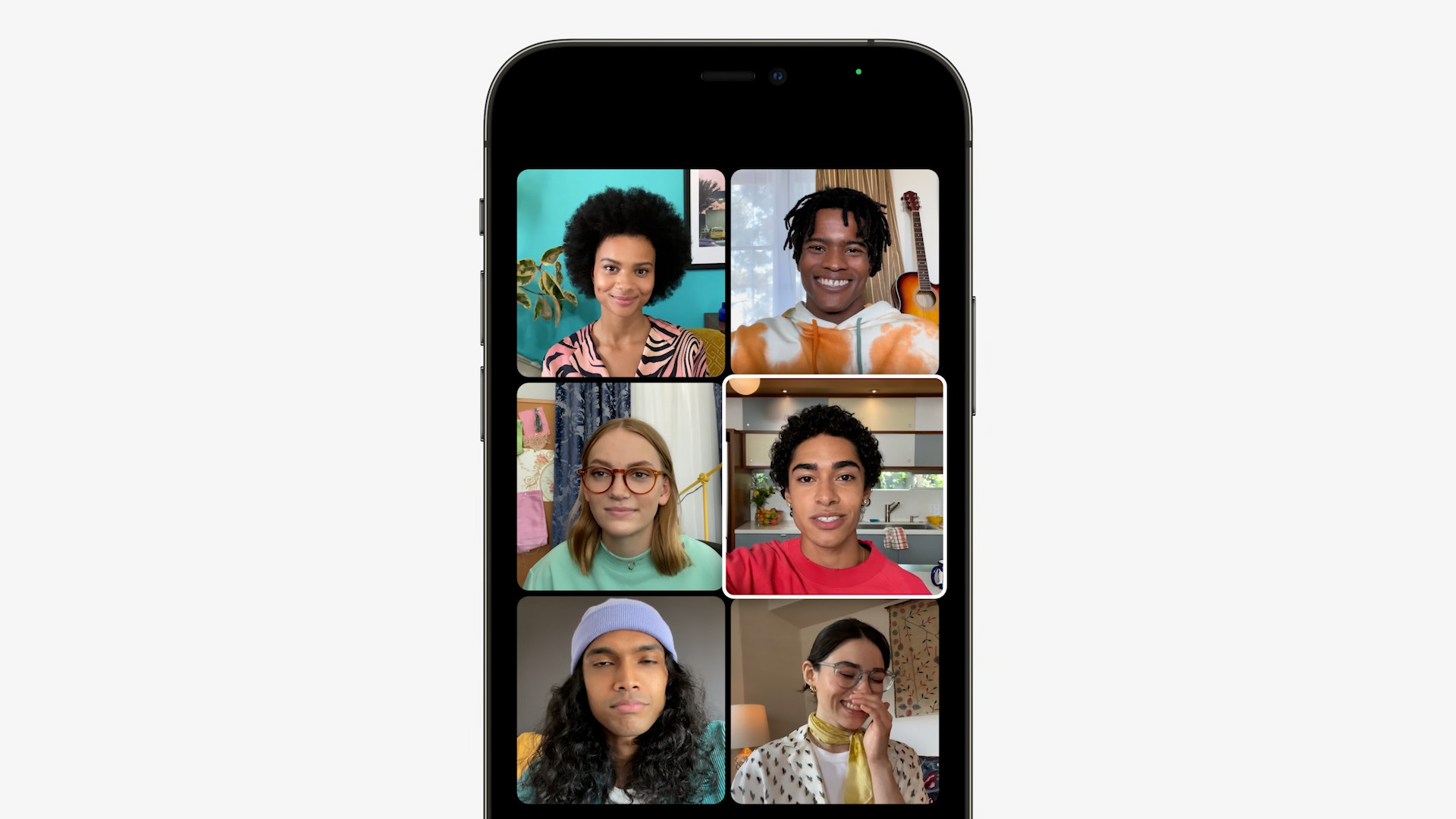 group video call interface