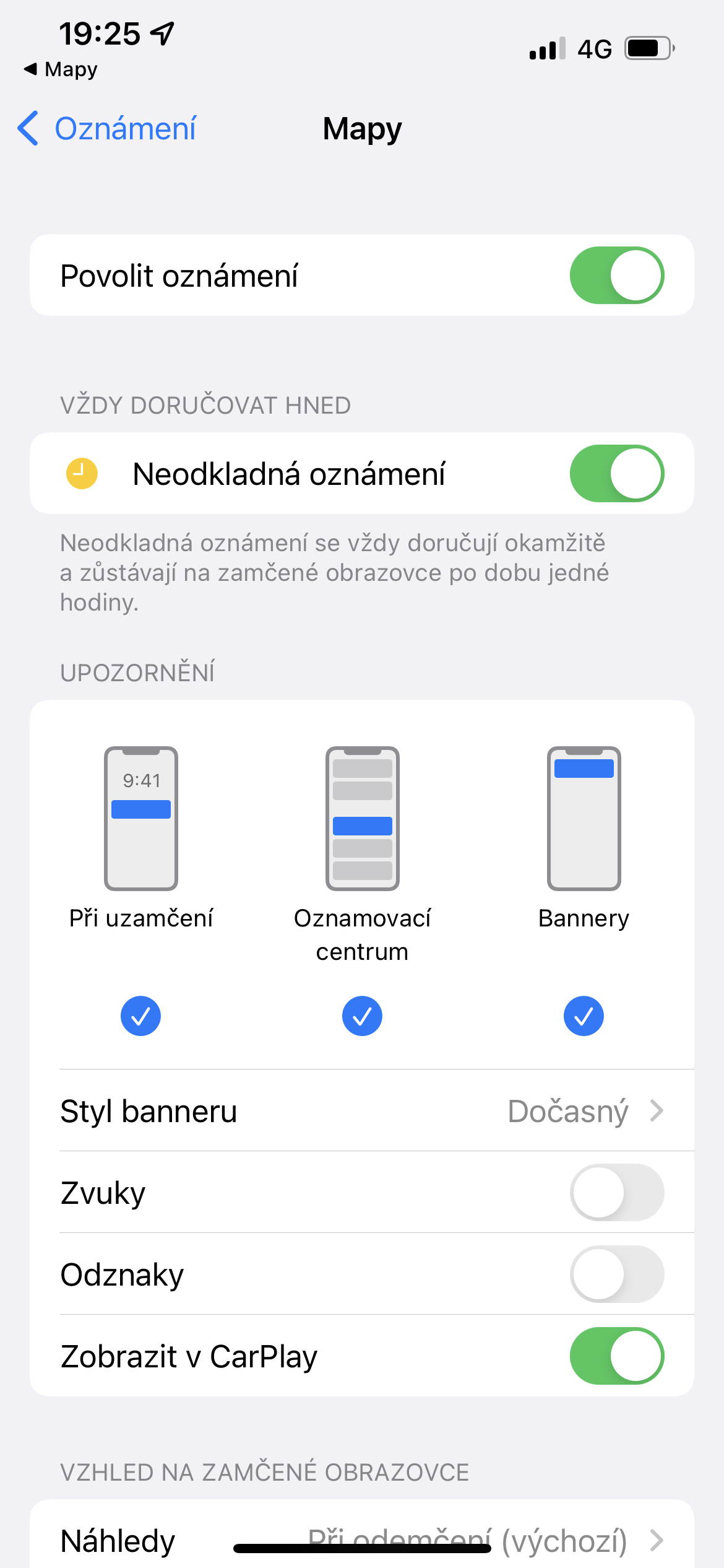 iphone notification settings
