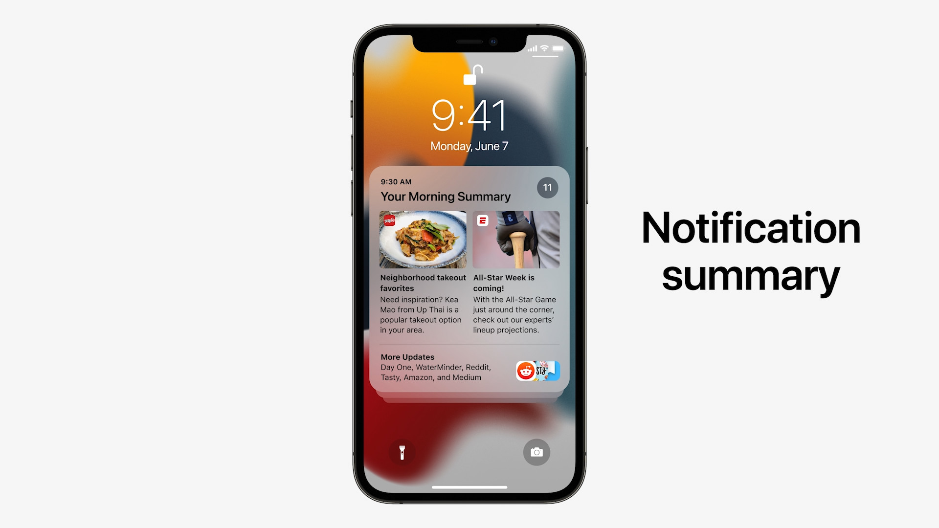 iphone notification summary