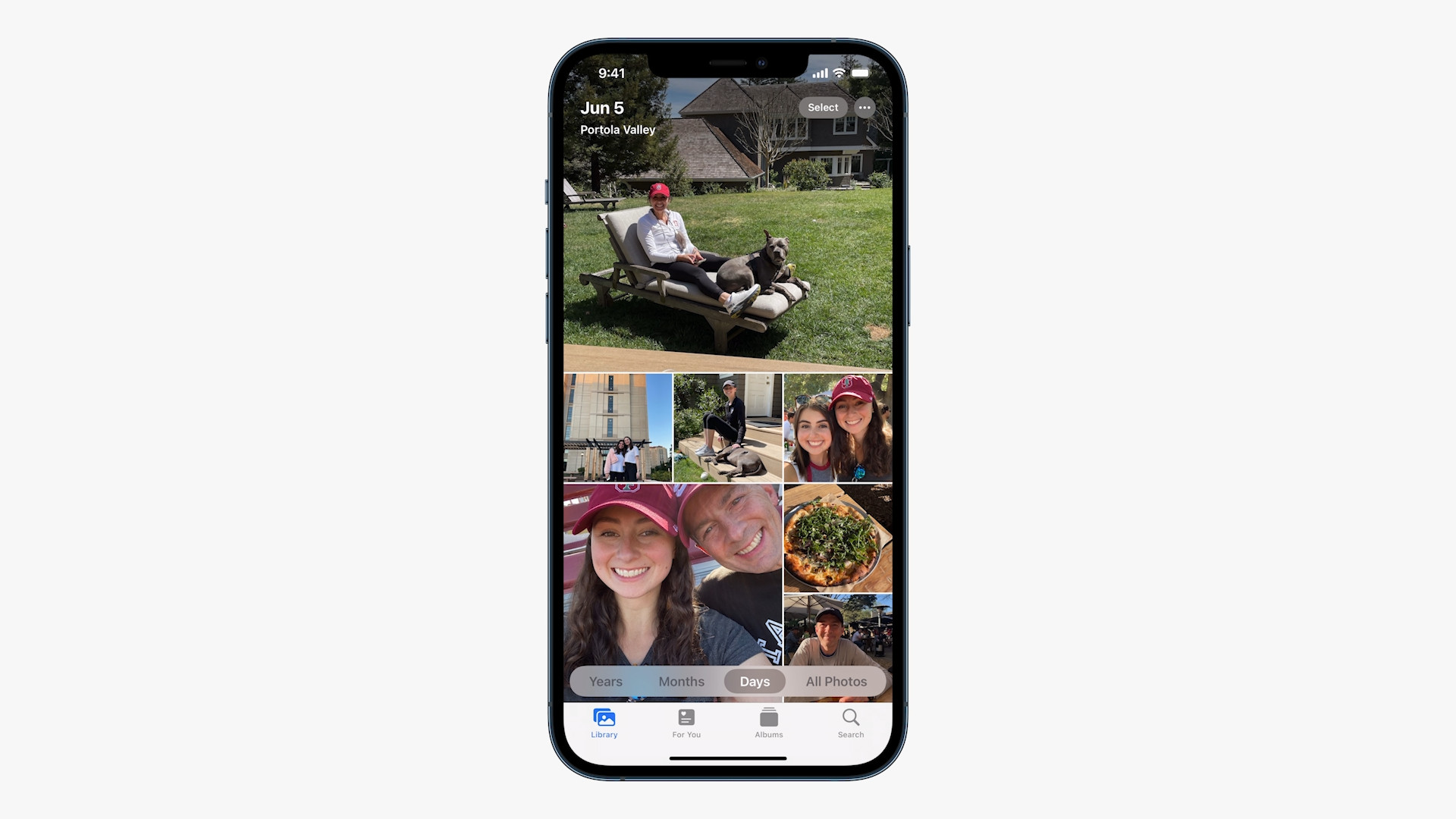iphone photo gallery view