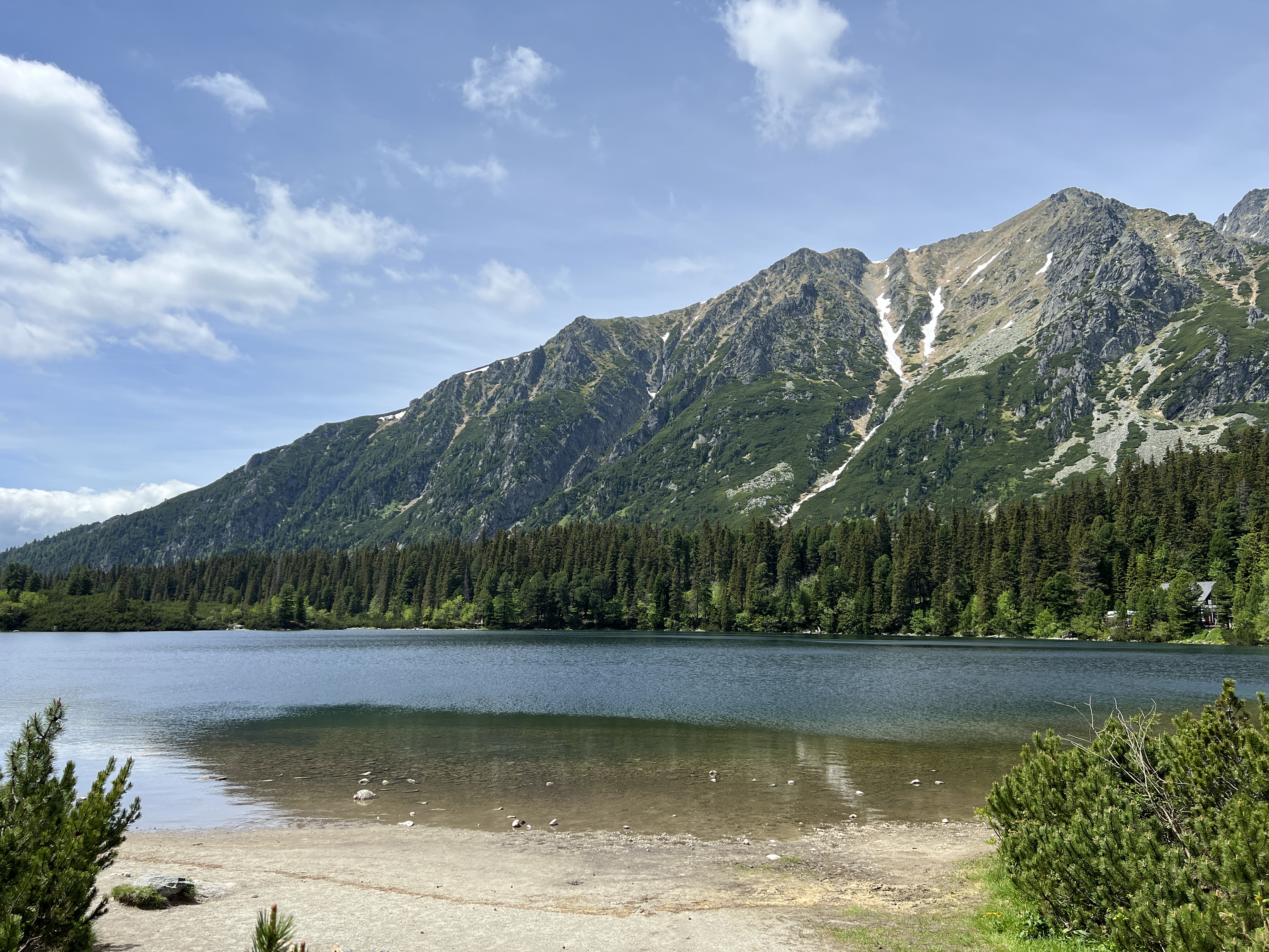 lake mountain closeup