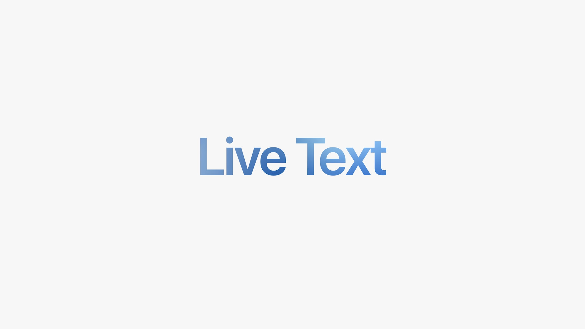 live text presentation