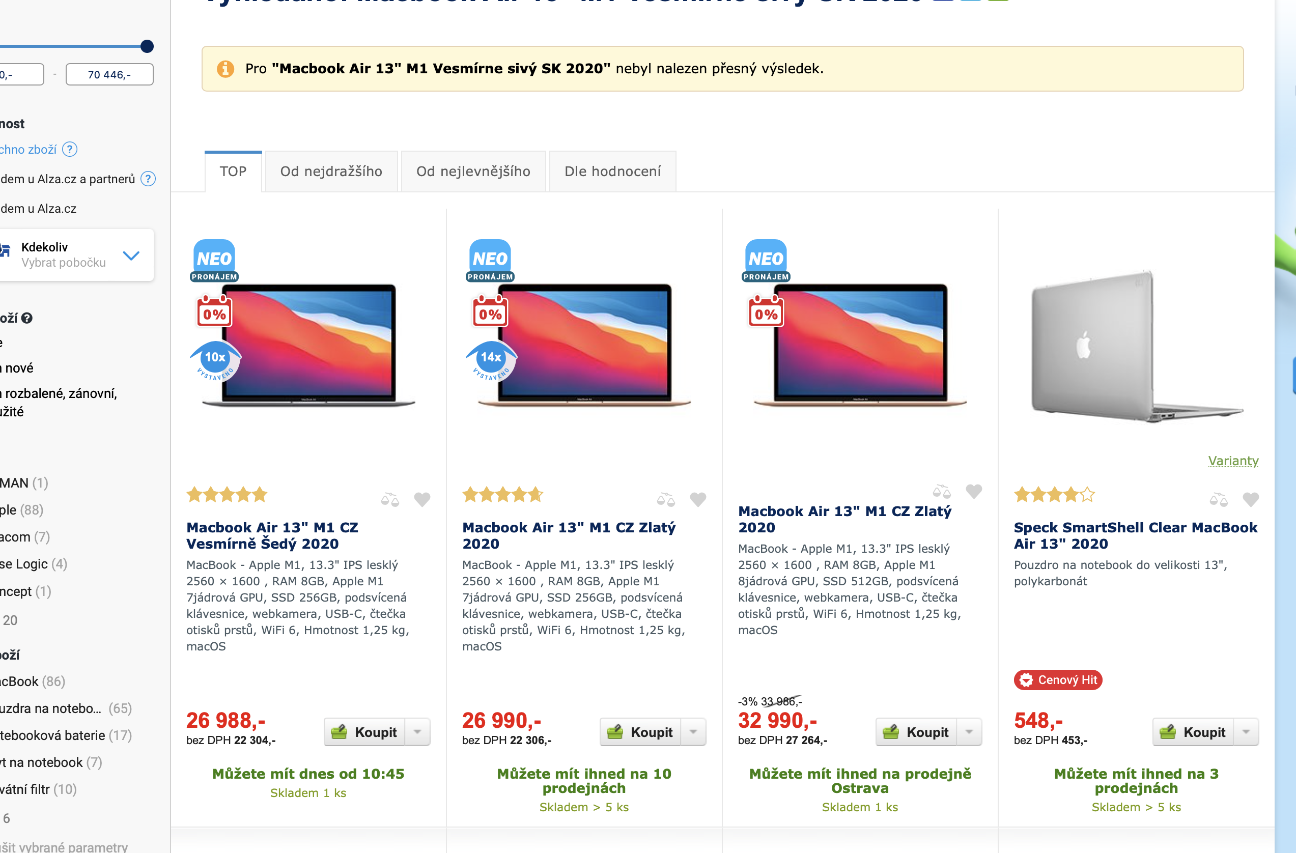 macbook air product listing