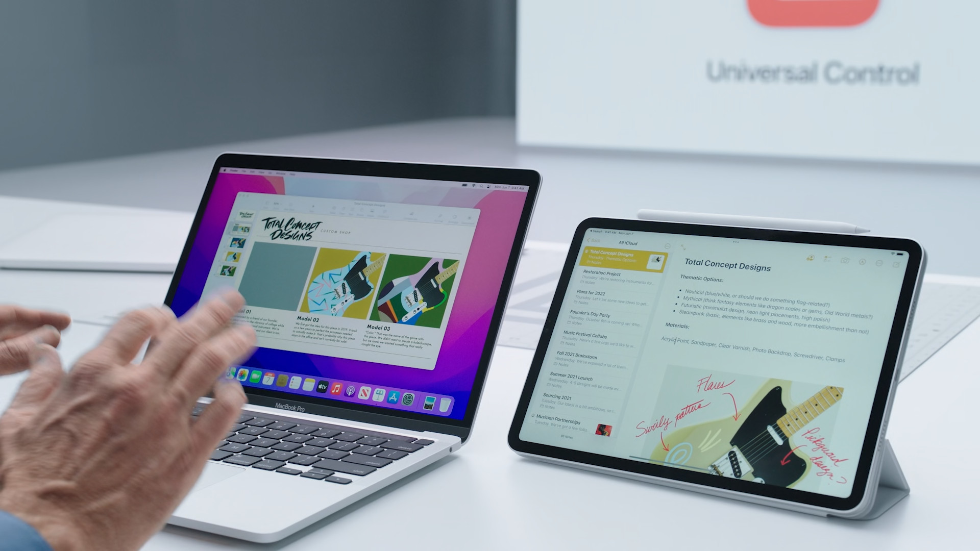 macbook ipad note taking