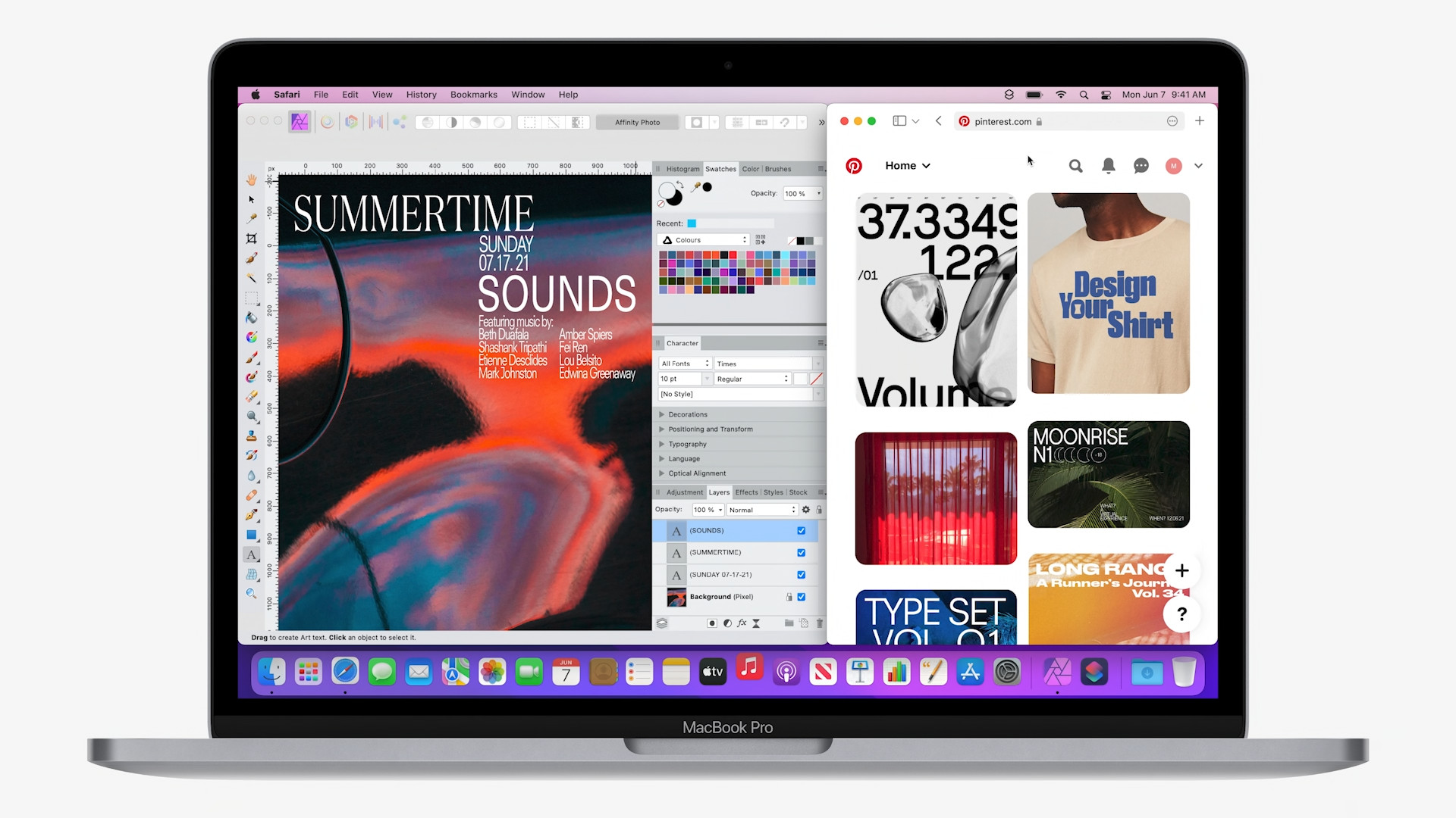 macbook pro split screen view