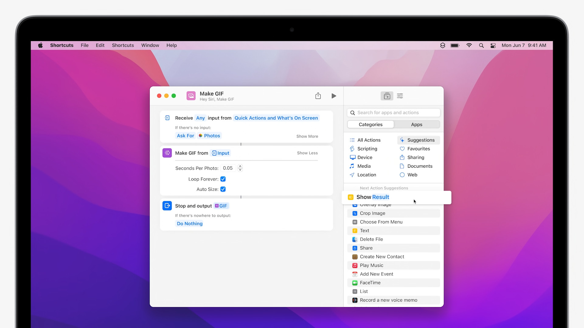 macbook shortcuts interface