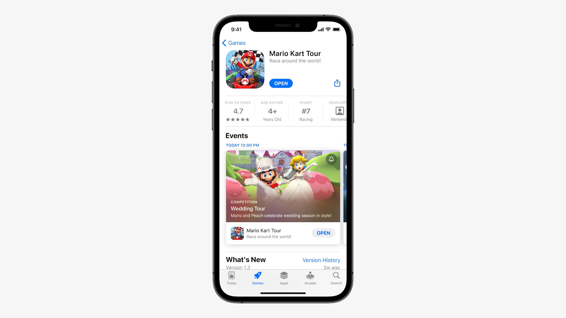 mario kart tour app store