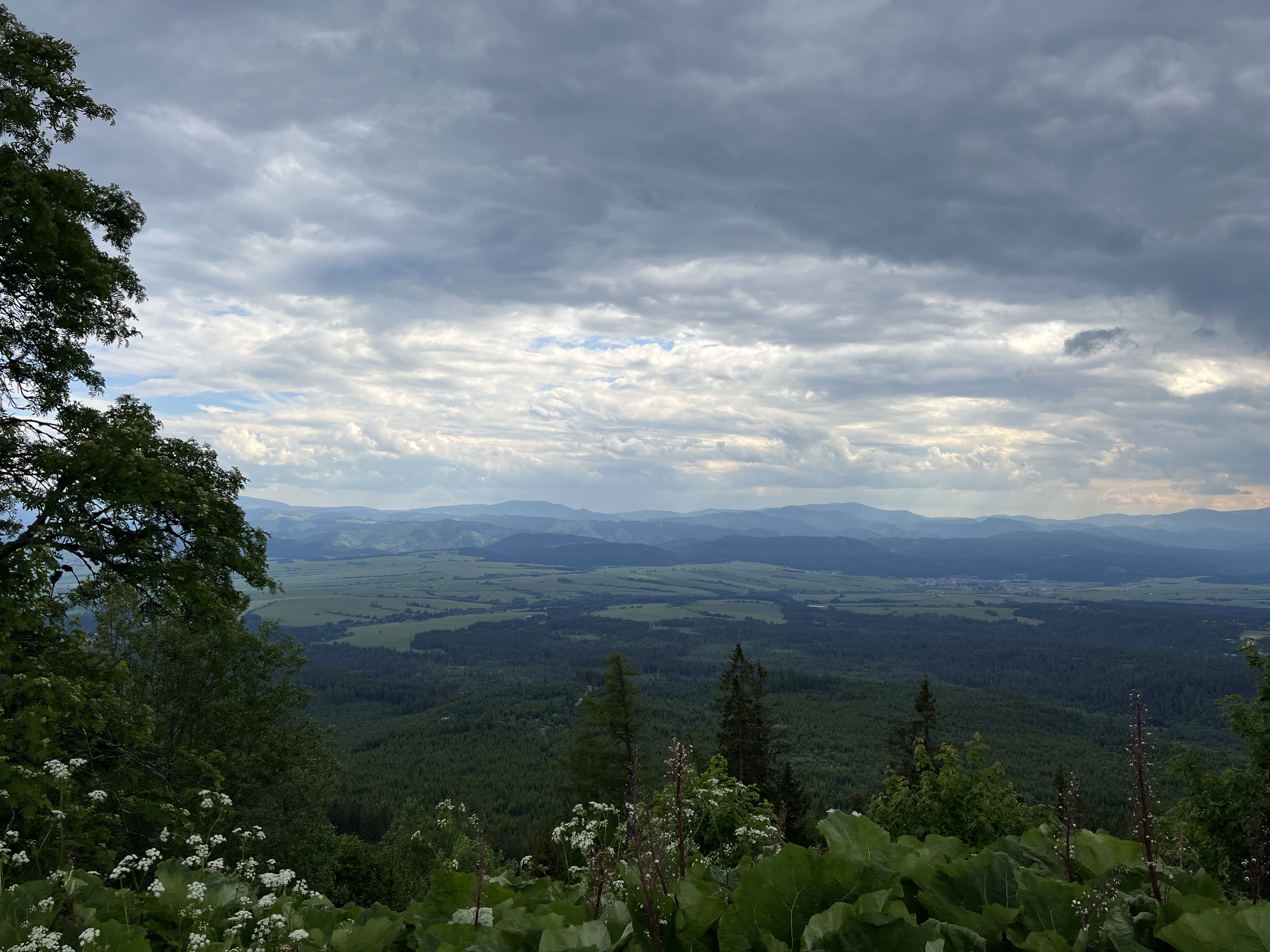 mountain valley view