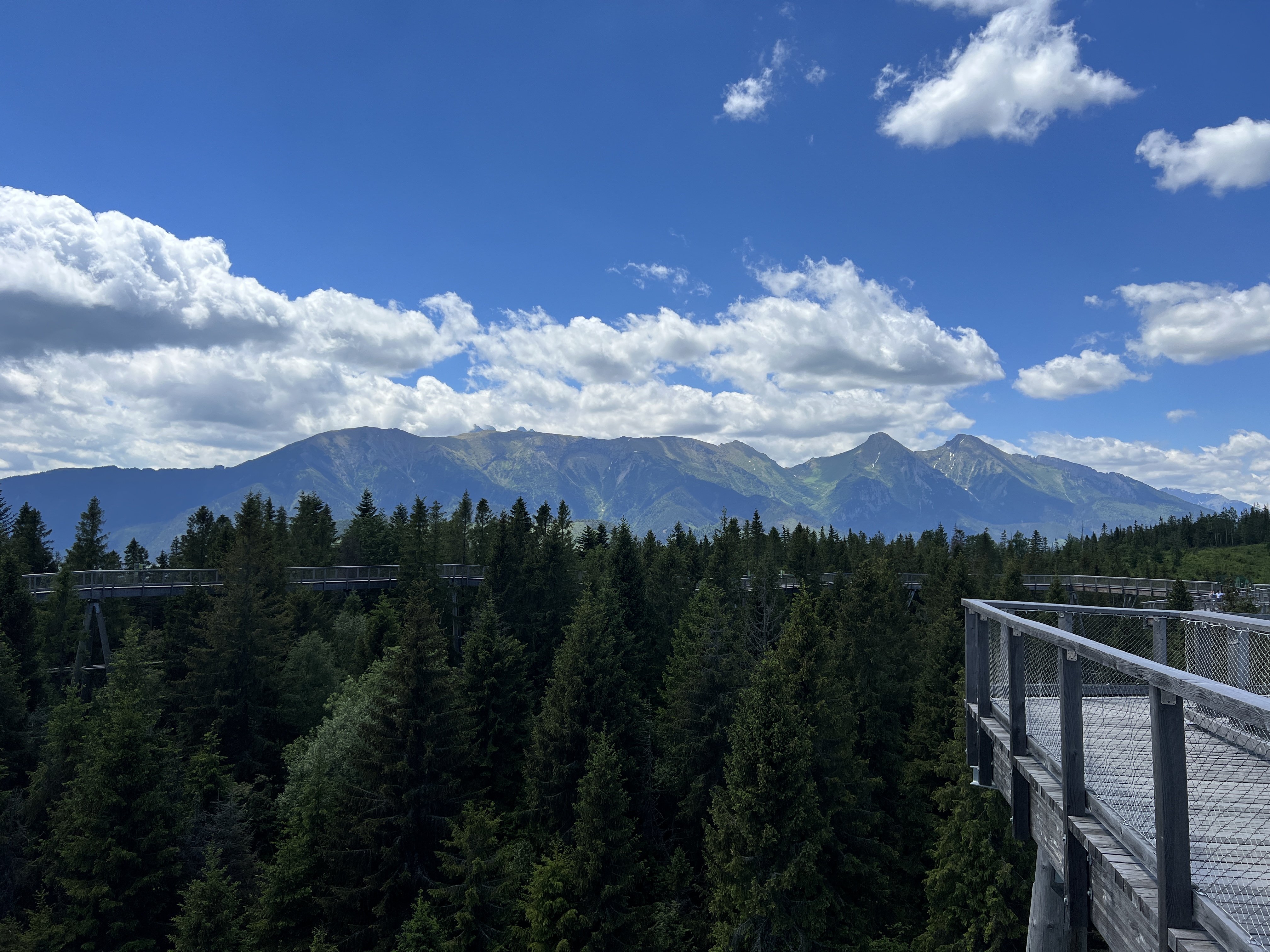 mountain view walkway